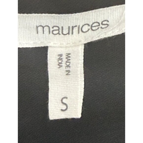 Maurices Y2K Dark Floral Romantic Fairy Whimsygoth Babydoll sheer dress Size S - Picture 9 of 12